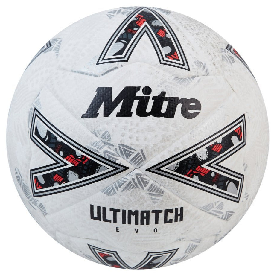 Mitre Ultimatch Evo 24 football - White – Mitre Sports New Zealand